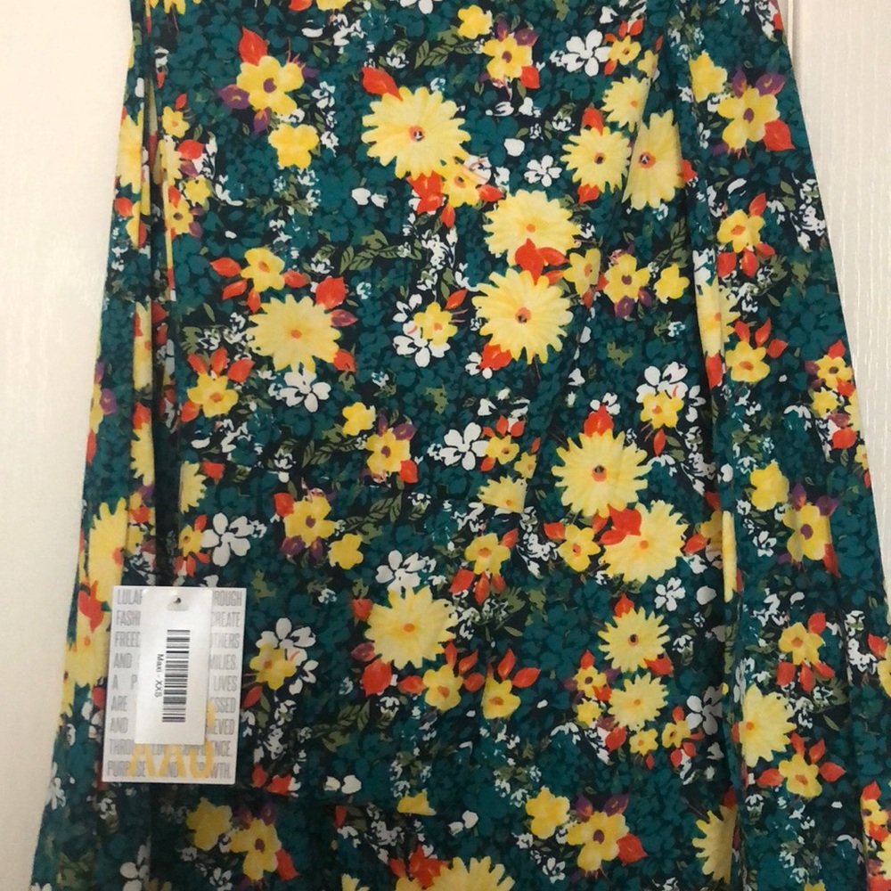 NWT LuLaRoe Maxi - Green Floral